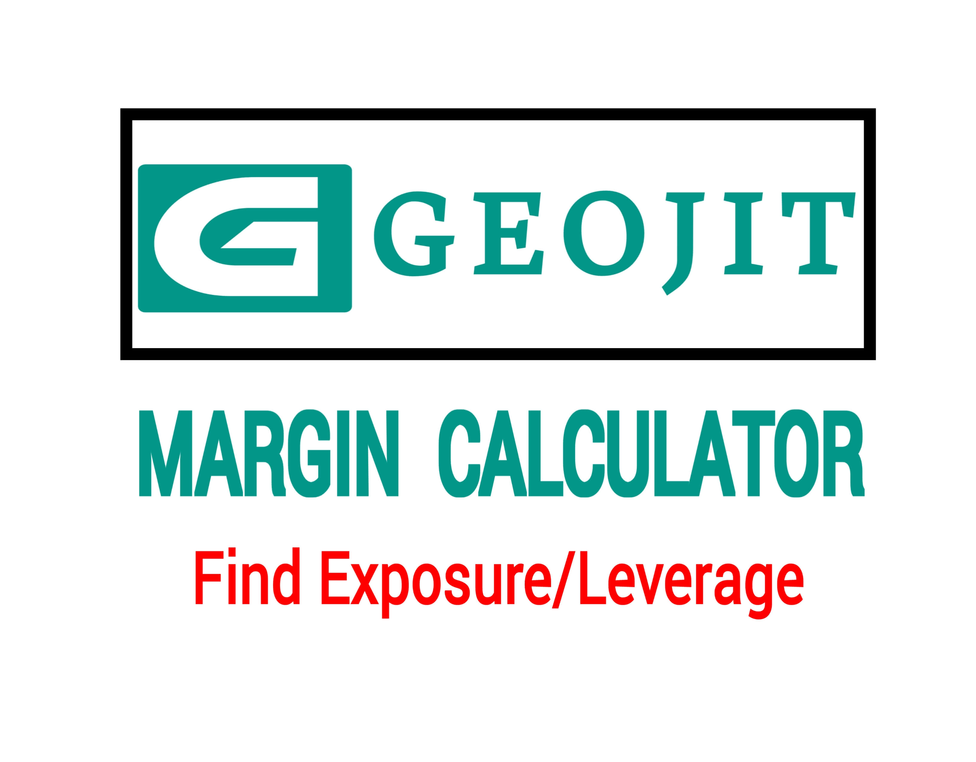 Geojit Margin calculator