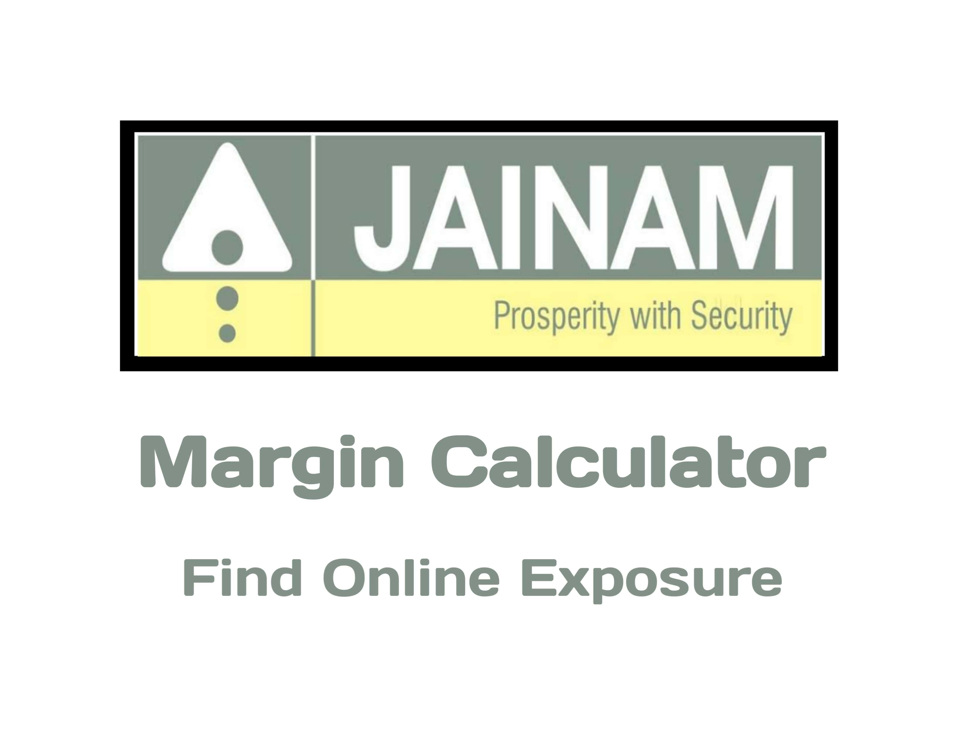 Jainam Securities Margin Calculator