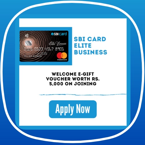 Apply Now For SBI Elite Business Card